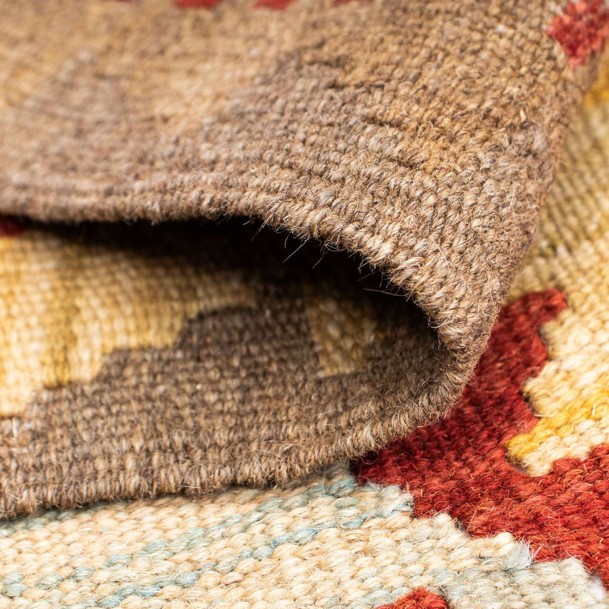 Loper Kelim tapijt - Oosters - 206 x 77 cm - beige