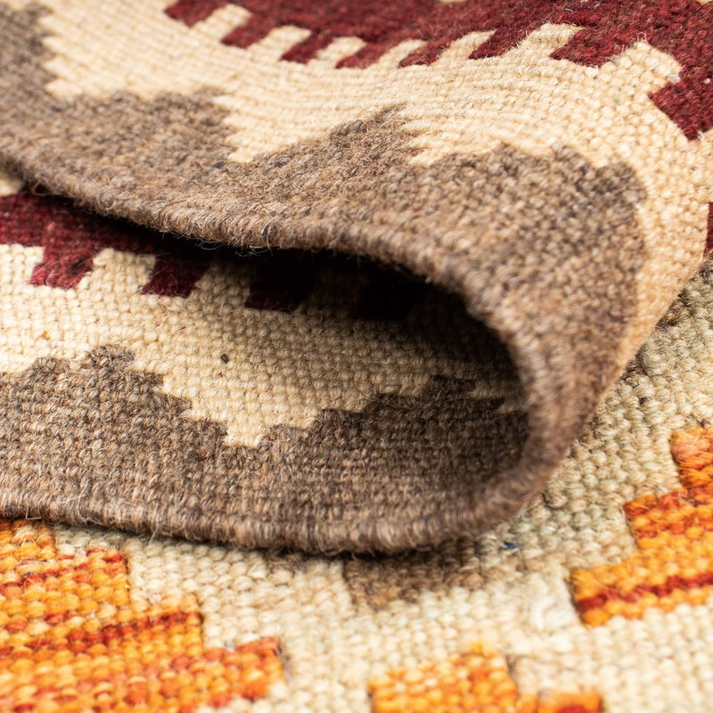 Loper Kelim tapijt - Oosters - 202 x 73 cm - beige