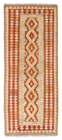 Loper Kelim tapijt - Oosters - 200 x 85 cm - beige