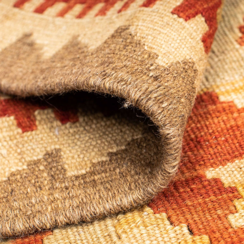 Loper Kelim tapijt - Oosters - 200 x 85 cm - beige