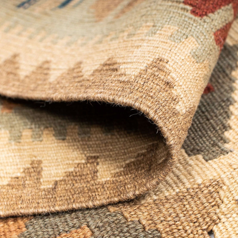 Loper Kelim tapijt - Oosters - 198 x 80 cm - lichtbruin