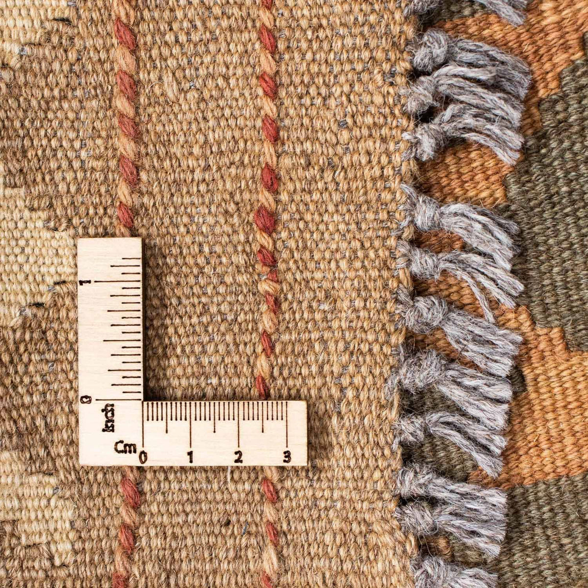 Loper Kelim tapijt - Oosters - 198 x 80 cm - lichtbruin