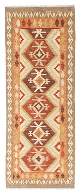 Loper Kelim tapijt - Oosters - 203 x 73 cm - beige