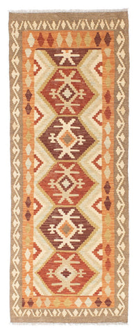 Loper Kelim tapijt - Oosters - 203 x 73 cm - beige