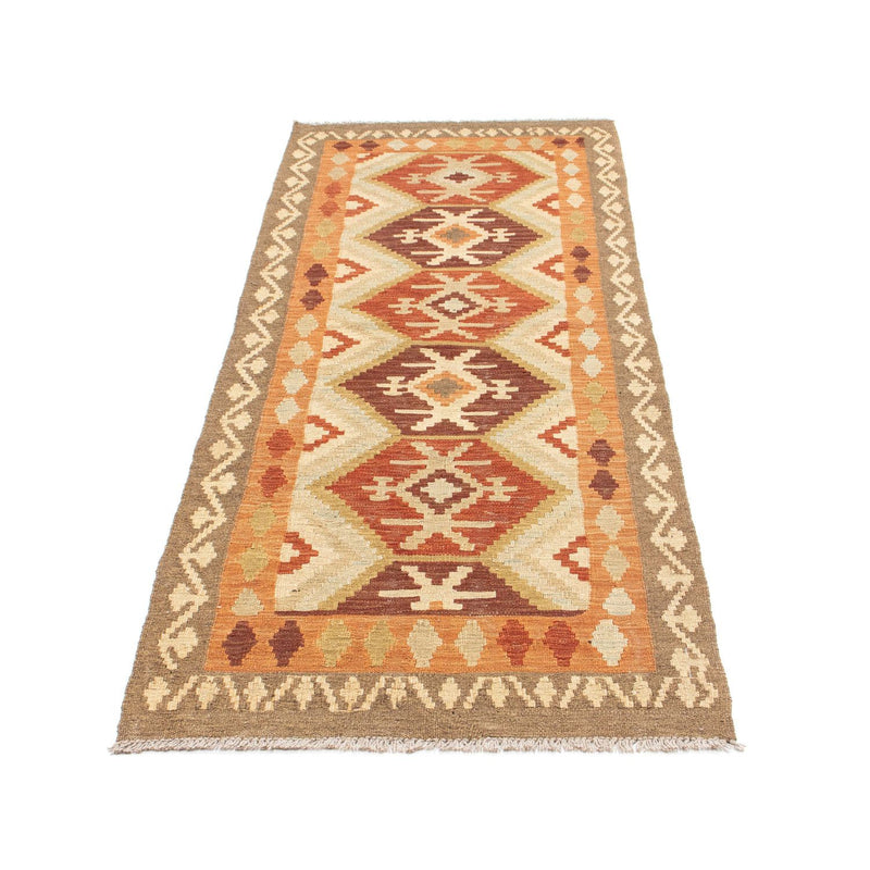Loper Kelim tapijt - Oosters - 203 x 73 cm - beige