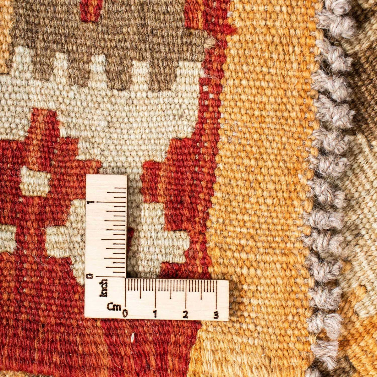 Loper Kelim tapijt - Oosters - 196 x 72 cm - beige