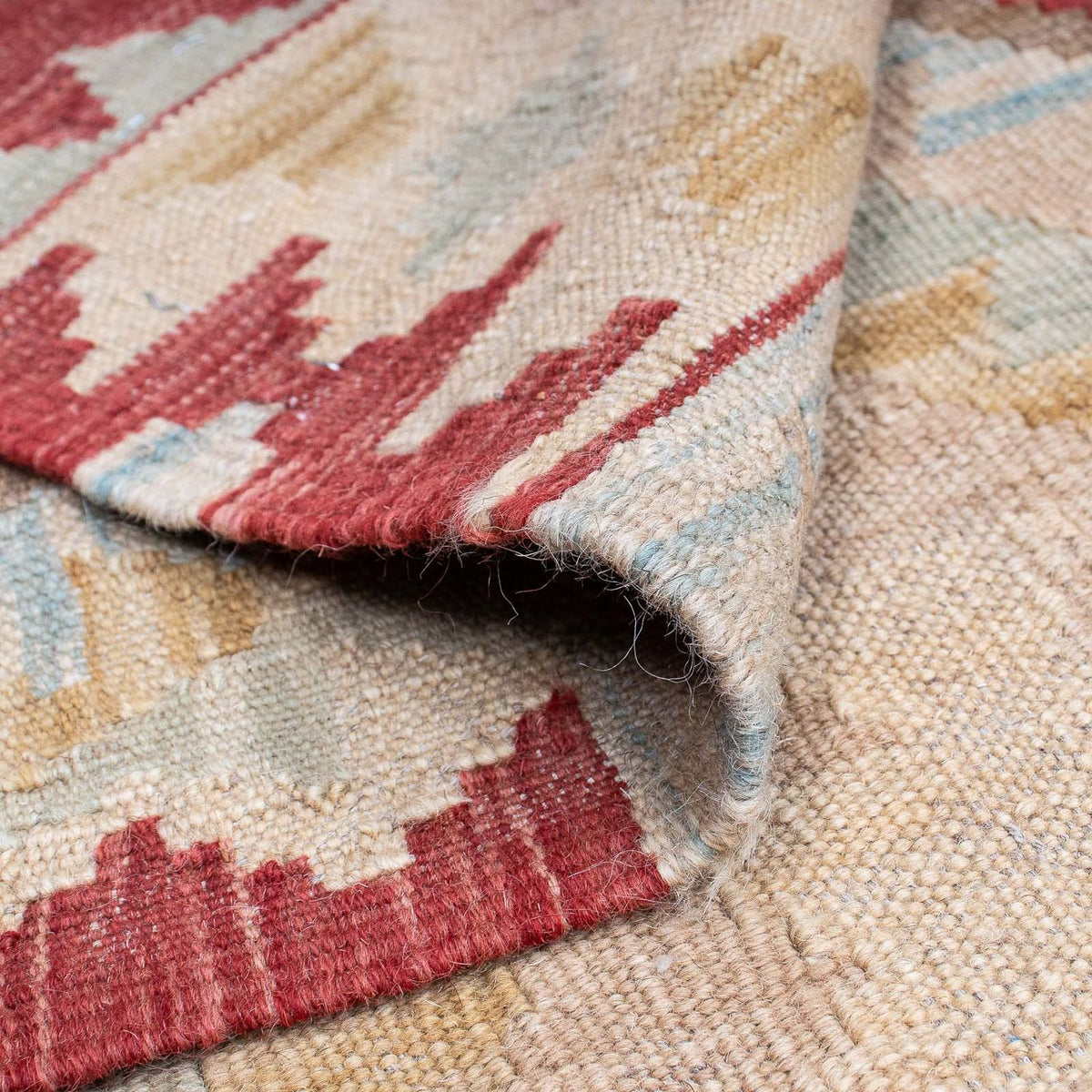 Kelim tapijt - Oosters - 196 x 143 cm - veelkleurig