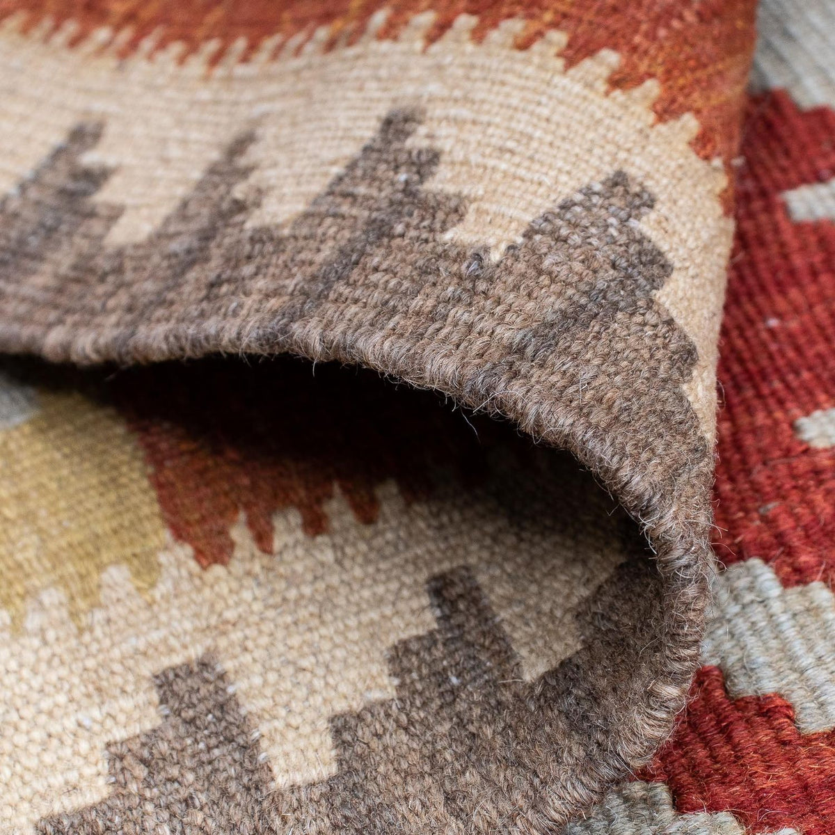 Kelim tapijt - Oosters - 193 x 142 cm - veelkleurig