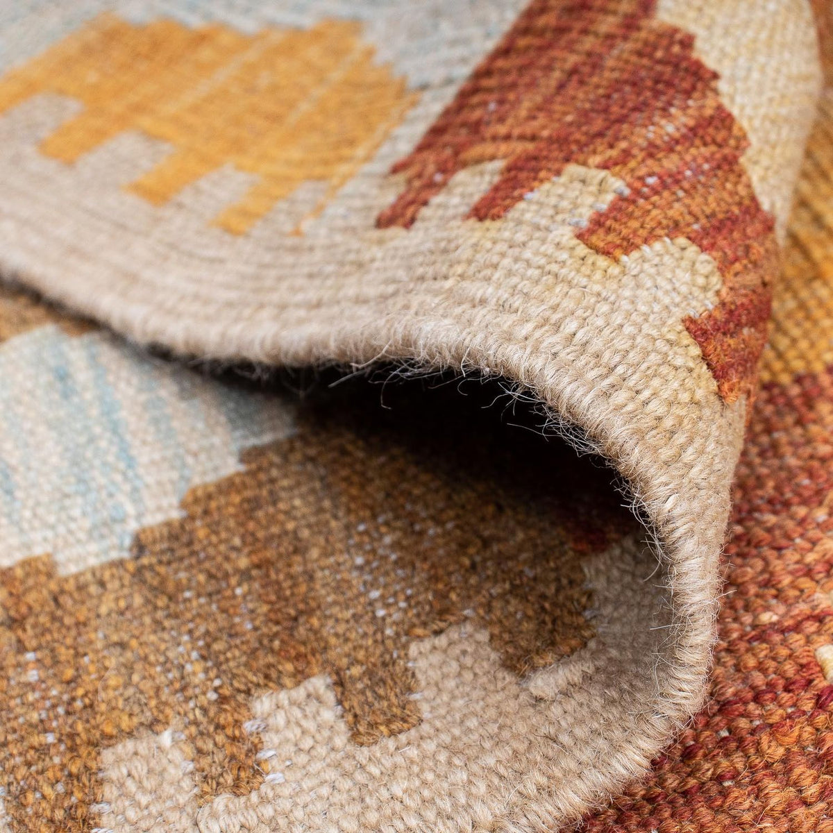 Kelim tapijt - Oosters - 201 x 154 cm - veelkleurig