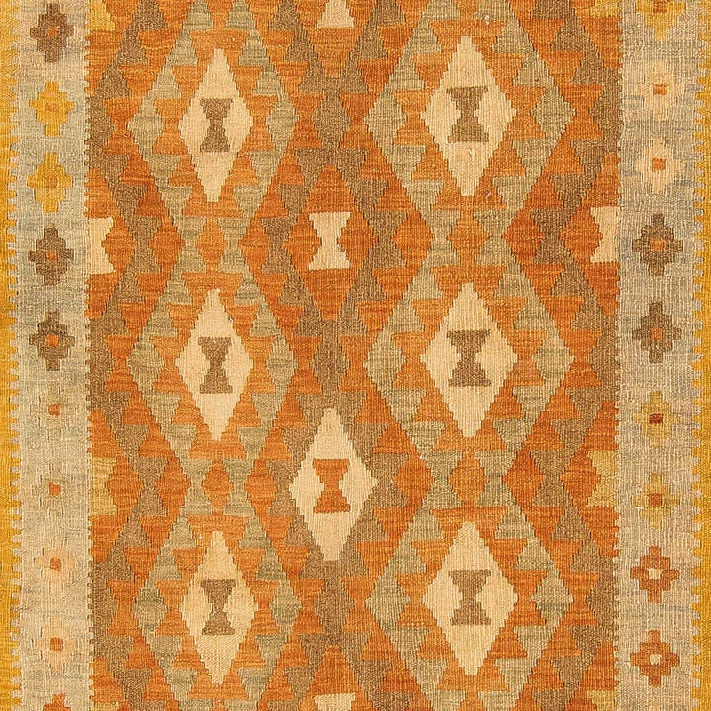 Kelim tapijt - Splash - 294 x 200 cm - veelkleurig