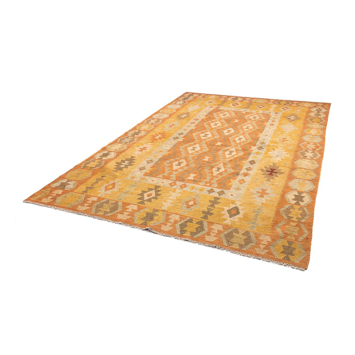 Kelim tapijt - Splash - 294 x 200 cm - veelkleurig