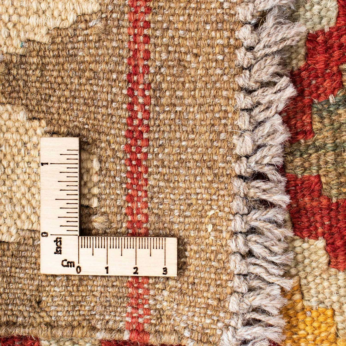 Loper Kelim tapijt - Oosters - 196 x 76 cm - lichtbruin