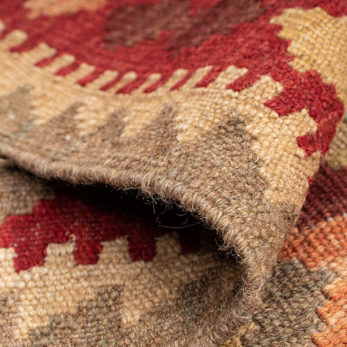 Loper Kelim tapijt - Splash - 194 x 69 cm - veelkleurig