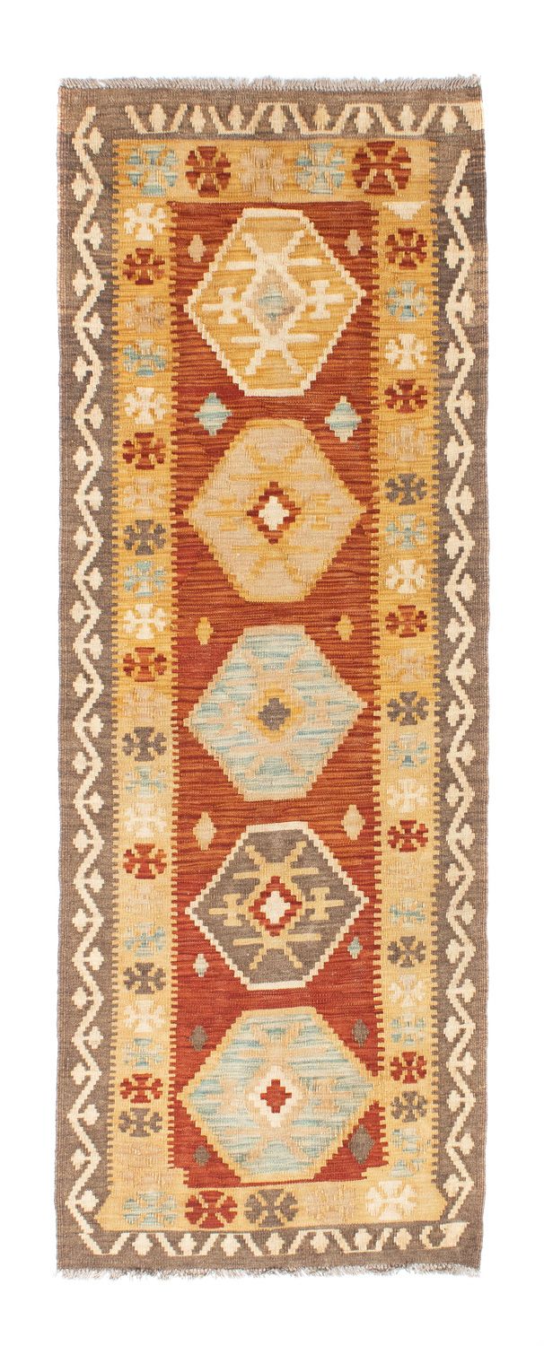 Loper Kelim tapijt - Oosters - 203 x 70 cm - beige