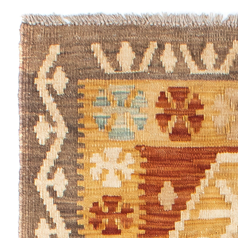 Loper Kelim tapijt - Oosters - 203 x 70 cm - beige