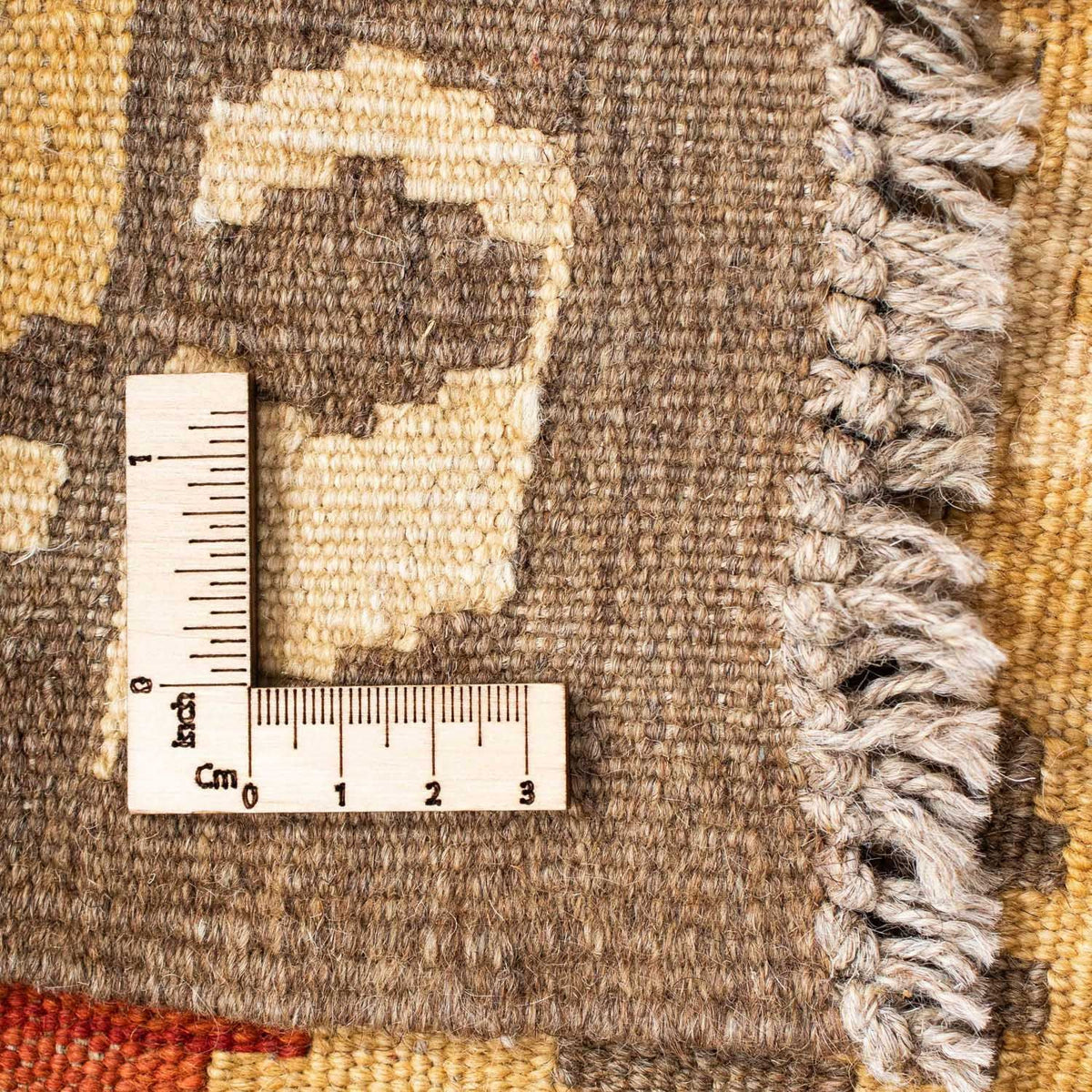 Loper Kelim tapijt - Oosters - 203 x 70 cm - beige