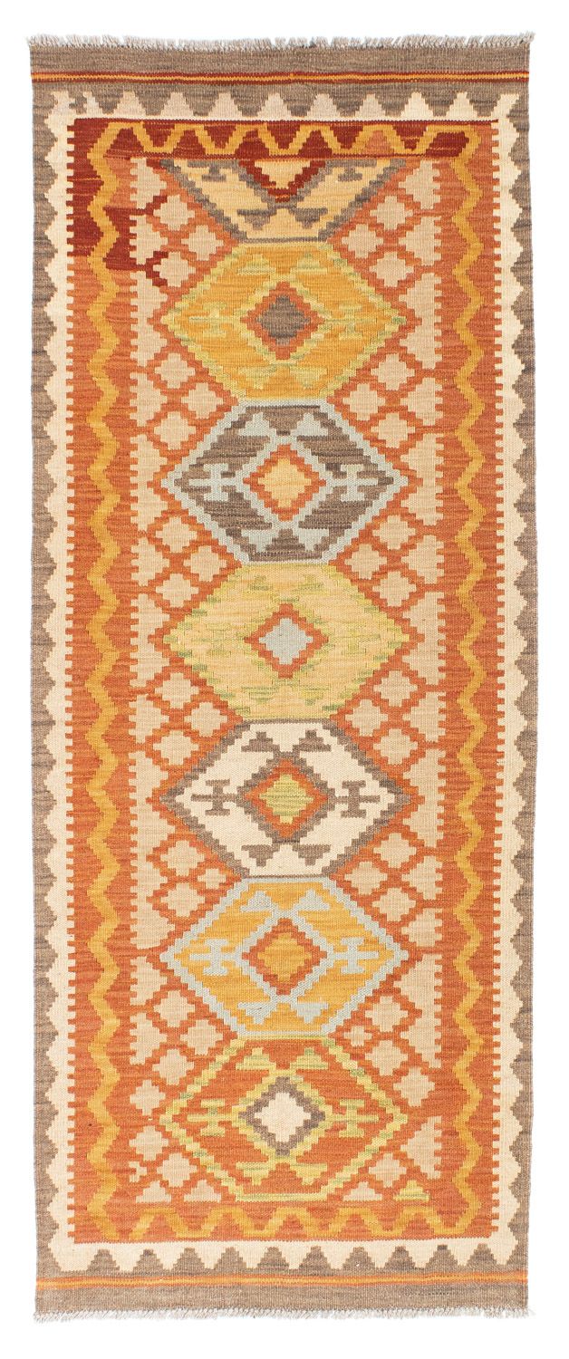 Loper Kelim tapijt - Oosters - 202 x 76 cm - beige
