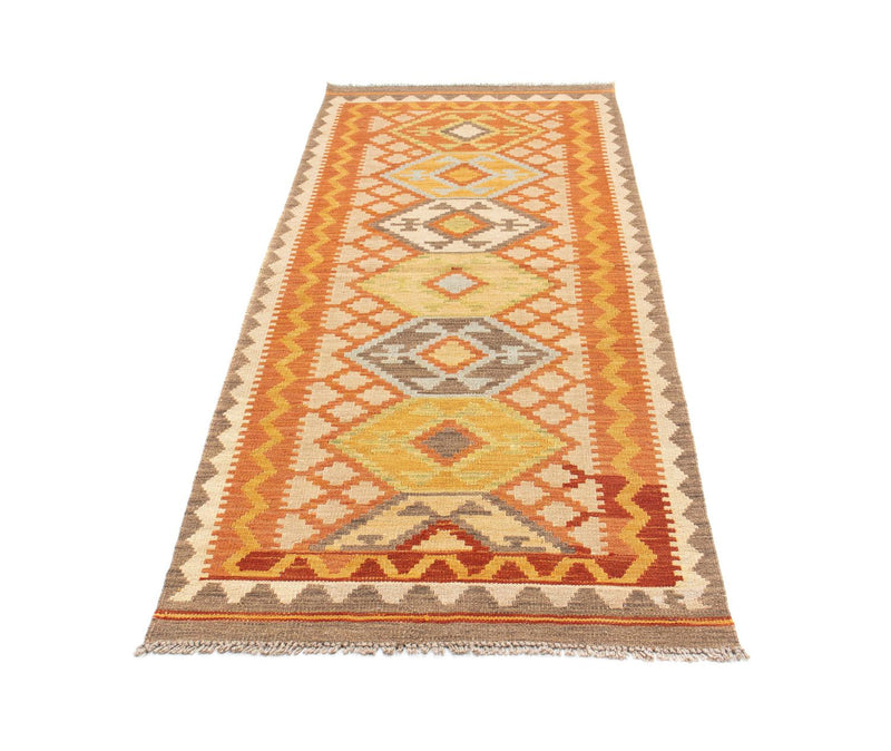 Loper Kelim tapijt - Oosters - 202 x 76 cm - beige