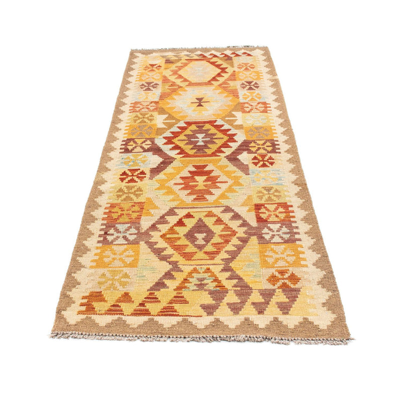 Loper Kelim tapijt - Oosters - 202 x 75 cm - beige