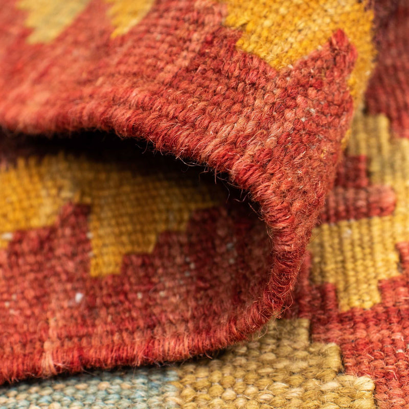 Loper Kelim tapijt - Oosters - 204 x 77 cm - rood