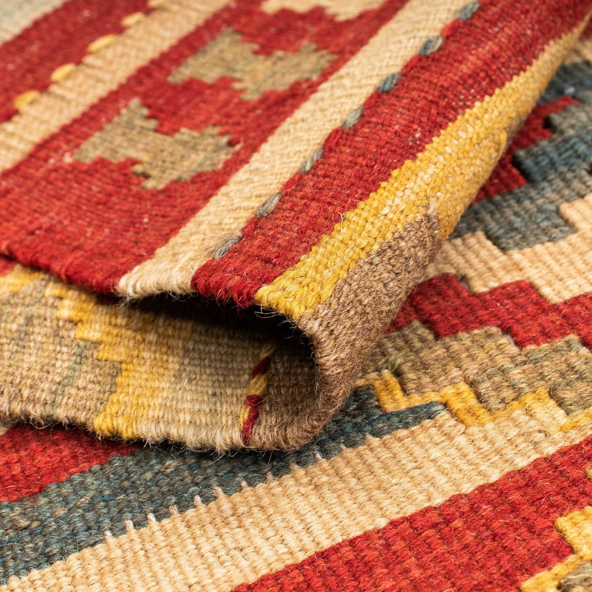 Loper Kelim tapijt - Oosters - 204 x 73 cm - veelkleurig