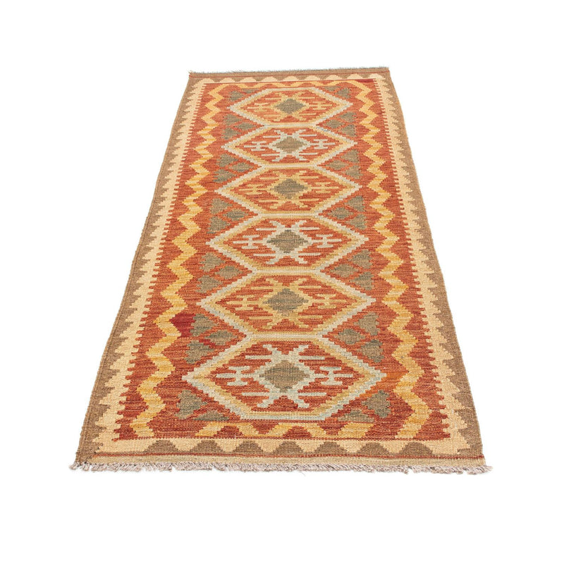 Loper Kelim tapijt - Oosters - 195 x 75 cm - beige