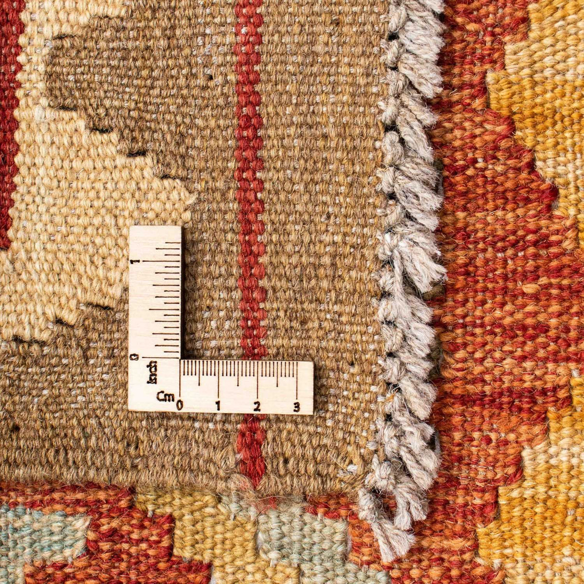 Loper Kelim tapijt - Oosters - 195 x 75 cm - beige