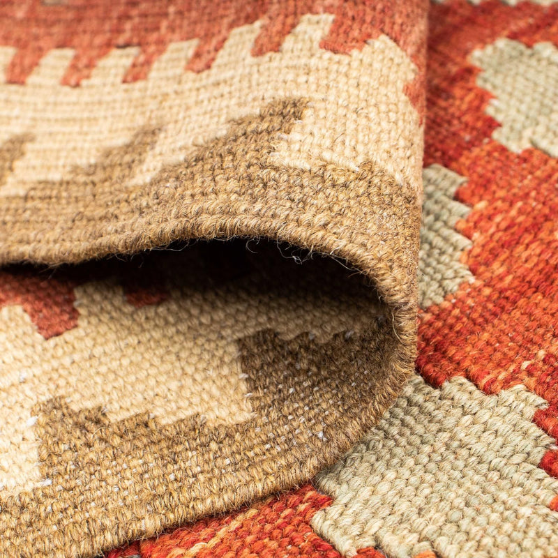 Loper Kelim tapijt - Oosters - 198 x 74 cm - licht rood