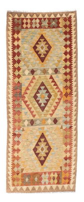 Loper Kelim tapijt - Oosters - 198 x 75 cm - beige