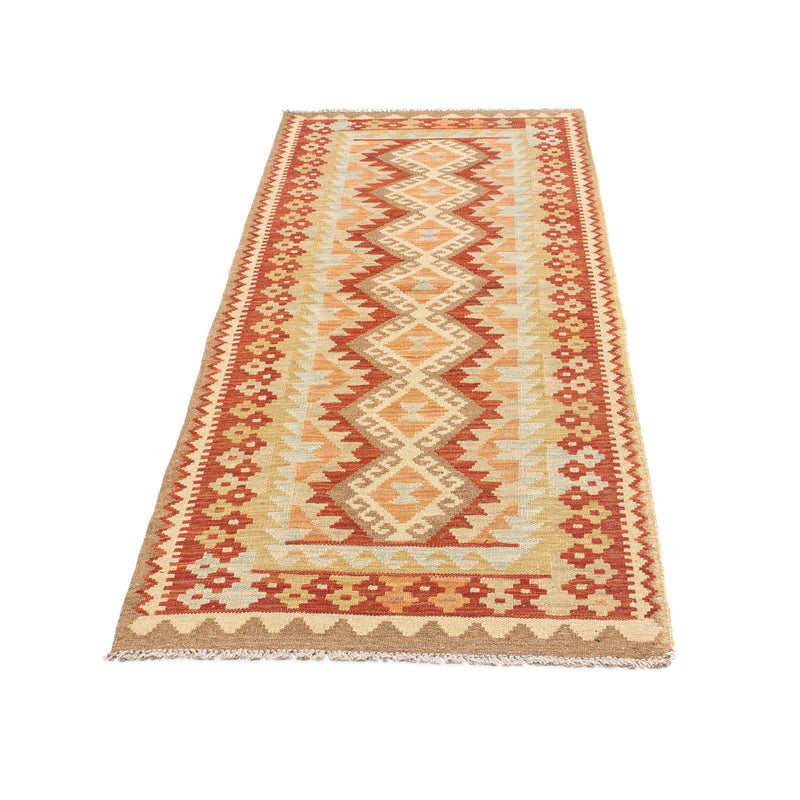 Loper Kelim tapijt - Oosters - 200 x 75 cm - beige