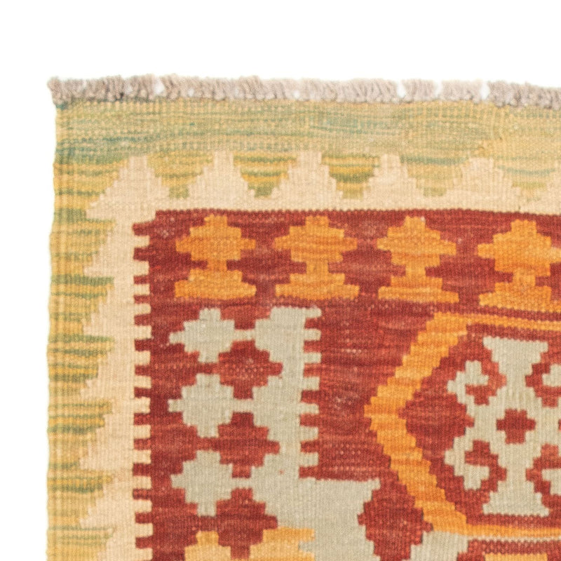 Kelim tapijt - Splash - 124 x 65 cm - veelkleurig