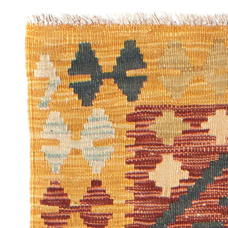 Loper Kelim tapijt - Oosters - 202 x 72 cm - veelkleurig