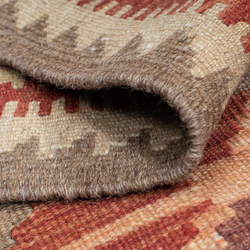 Loper Kelim tapijt - Splash - 203 x 68 cm - veelkleurig