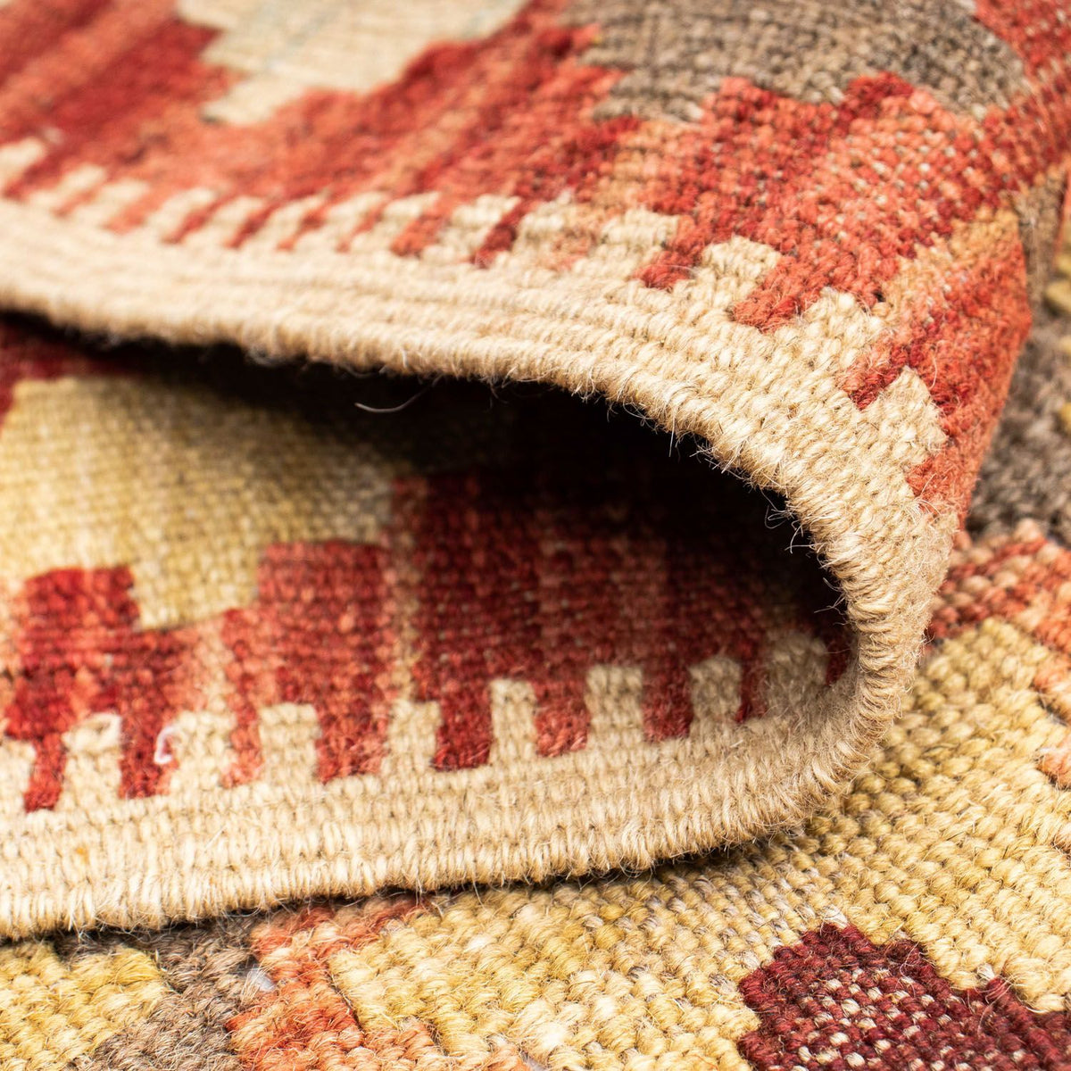 Loper Kelim tapijt - Oosters - 190 x 73 cm - veelkleurig