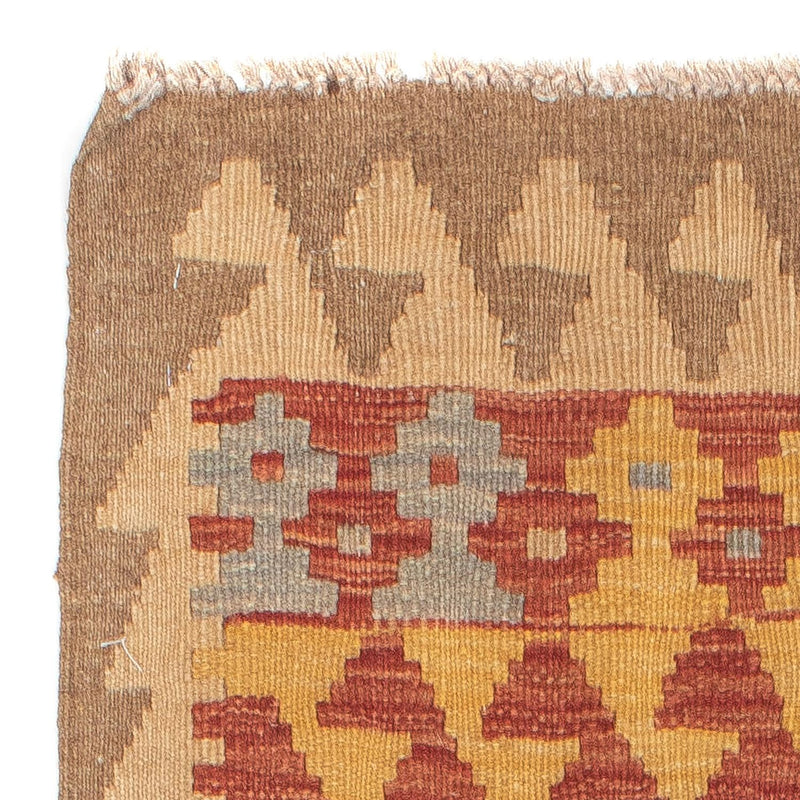 Loper Kelim tapijt - Splash - 202 x 65 cm - veelkleurig