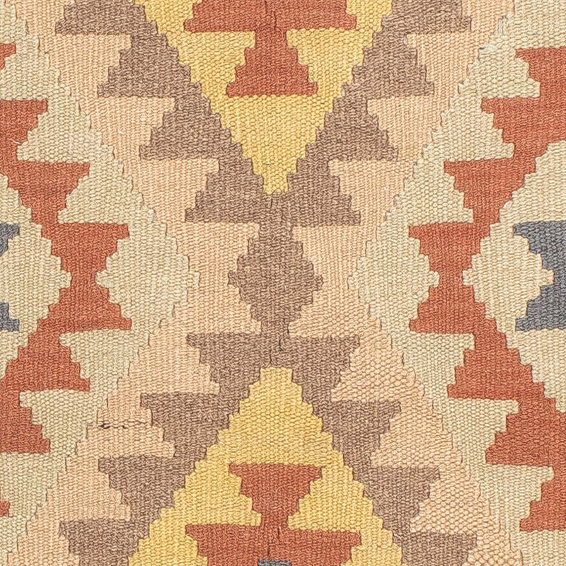 Loper Kelim tapijt - Splash - 200 x 62 cm - veelkleurig