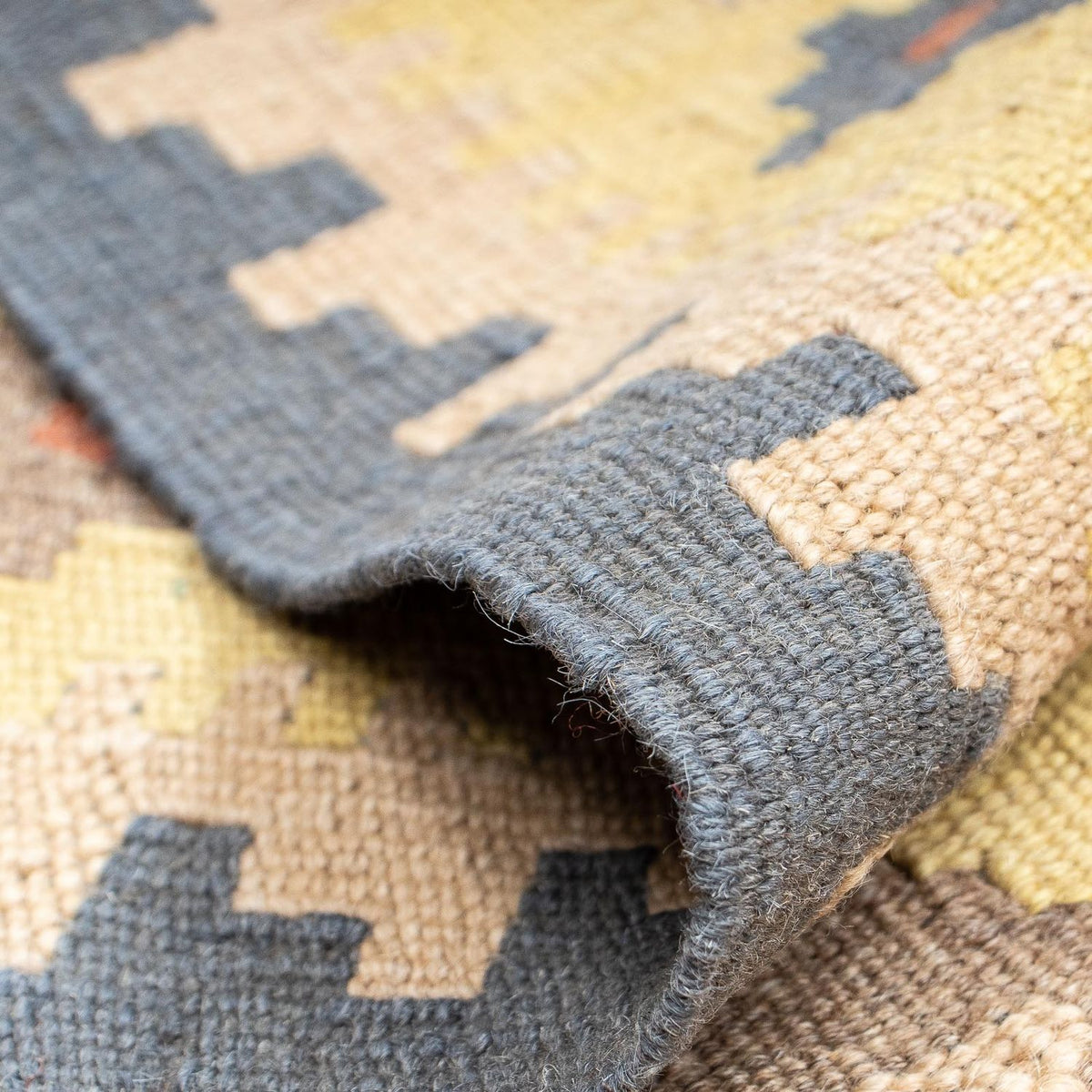 Loper Kelim tapijt - Splash - 200 x 62 cm - veelkleurig