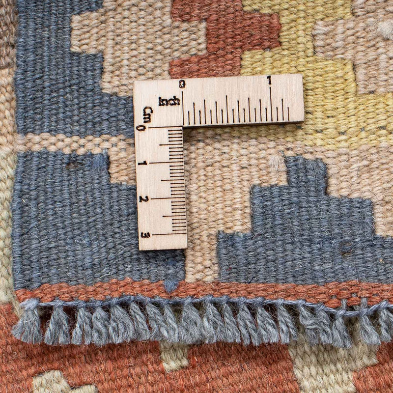 Loper Kelim tapijt - Splash - 200 x 62 cm - veelkleurig