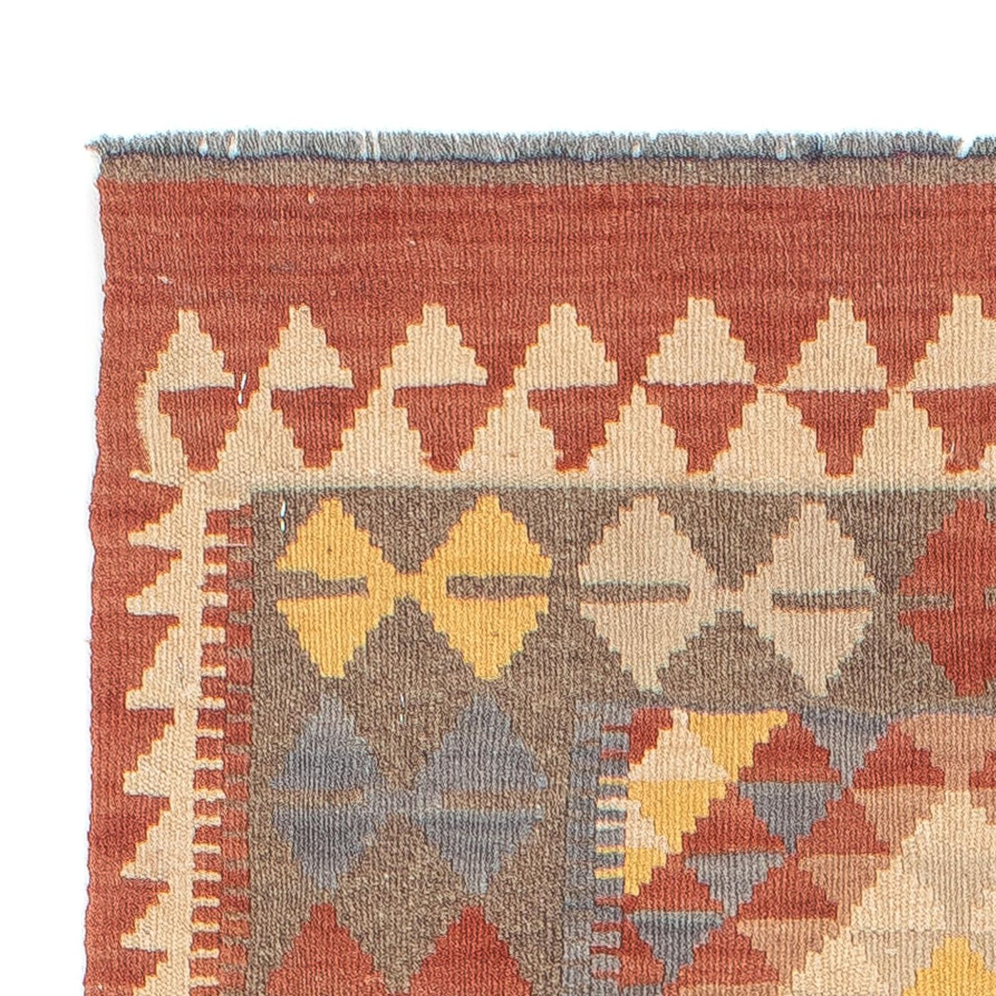 Kilim Maimana Tapijt 200x65cm - Wollen tapijt