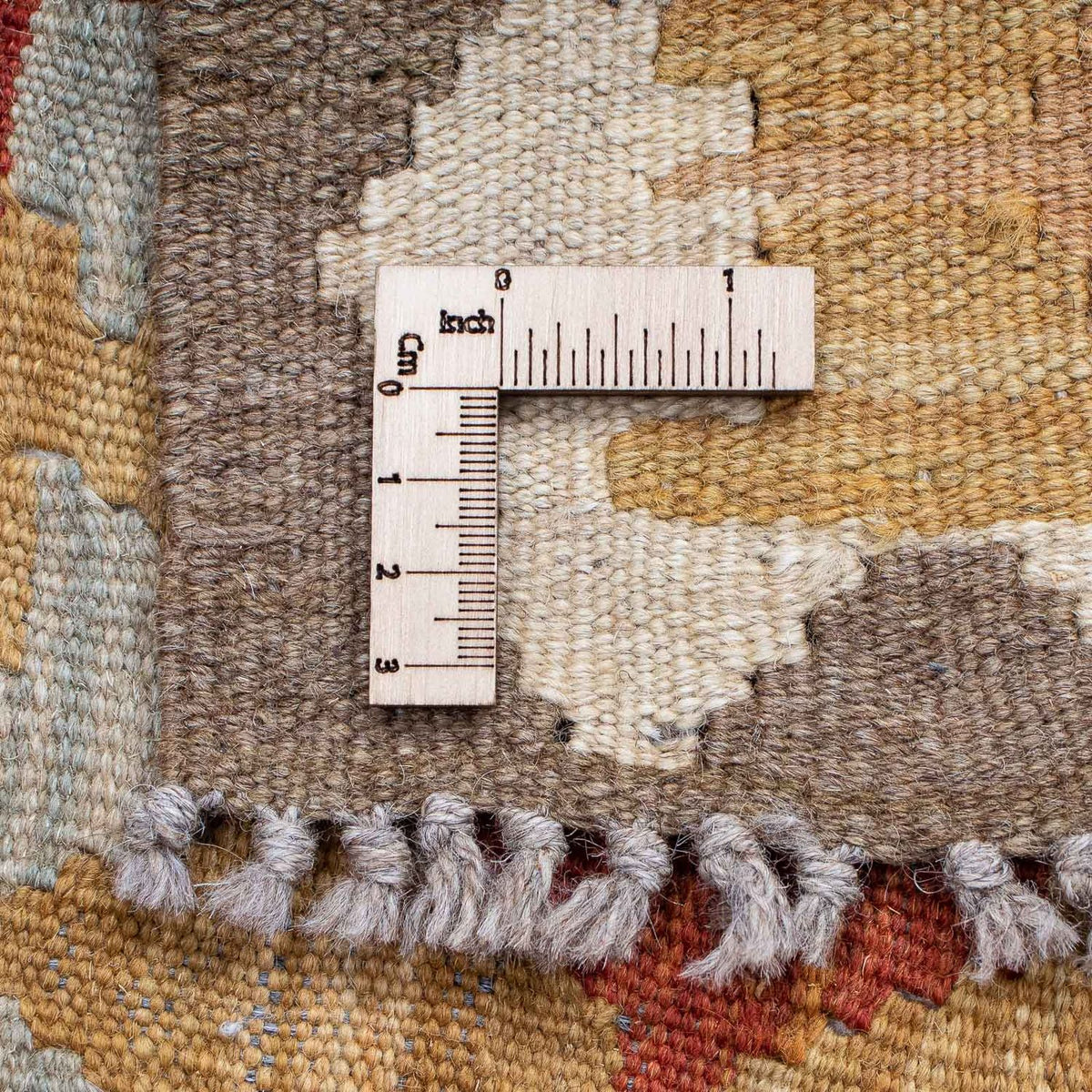 Loper Kelim tapijt - Oosters - 196 x 63 cm - veelkleurig