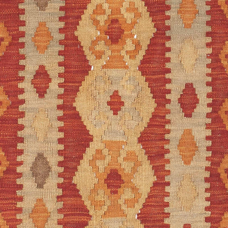 Loper Kelim tapijt - Splash - 196 x 63 cm - veelkleurig