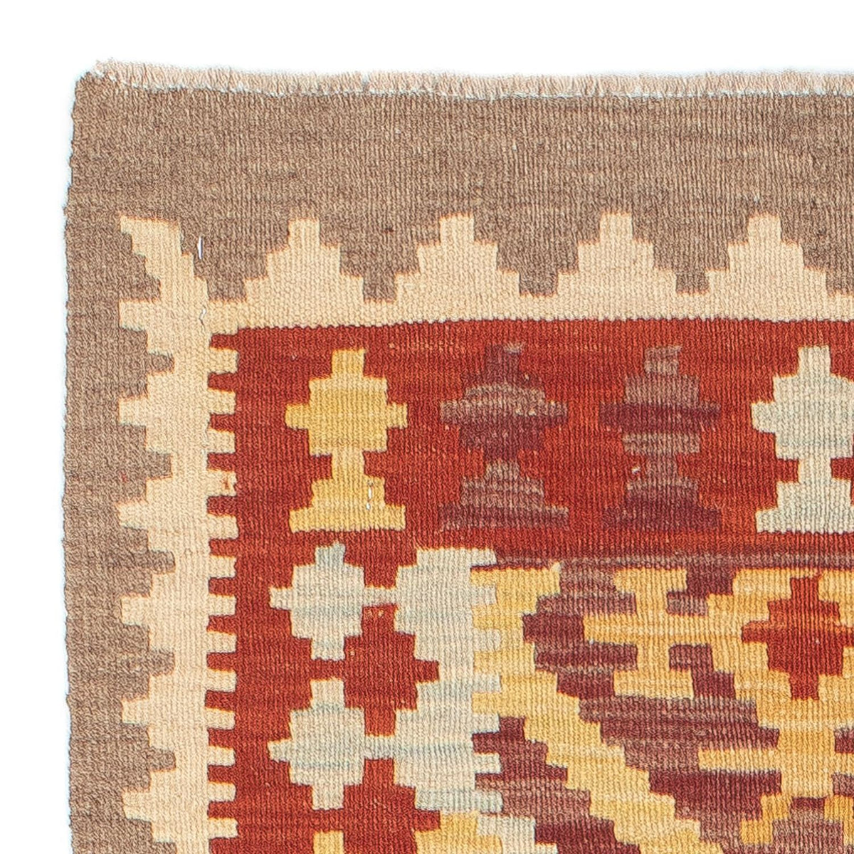 Loper Kelim tapijt - Splash - 203 x 63 cm - veelkleurig