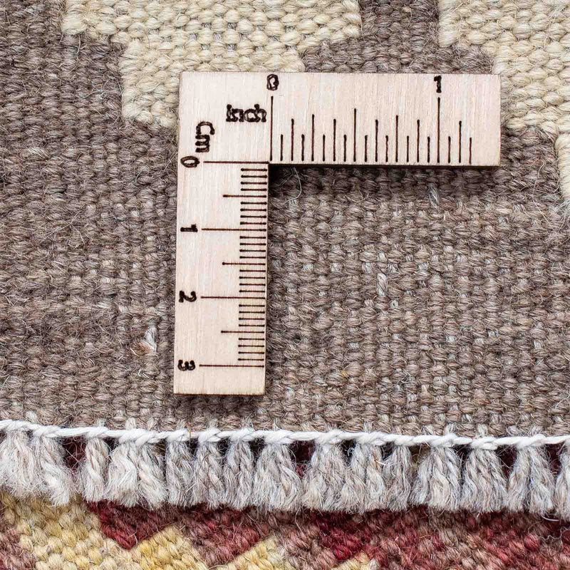 Loper Kelim tapijt - Splash - 203 x 63 cm - veelkleurig