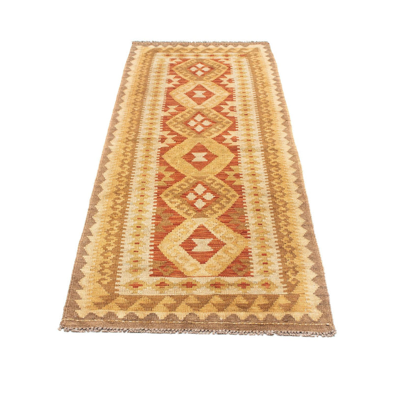 Loper Kelim tapijt - Oosters - 204 x 67 cm - beige