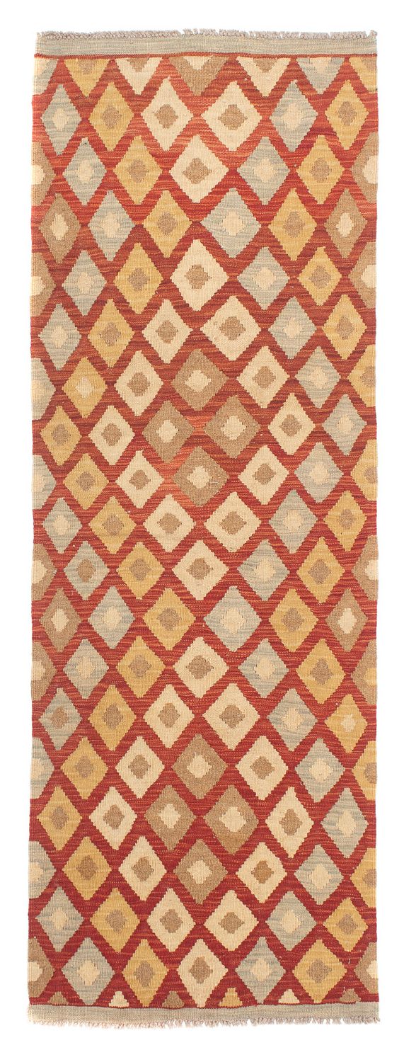 Loper Kelim tapijt - Splash - 185 x 69 cm - veelkleurig