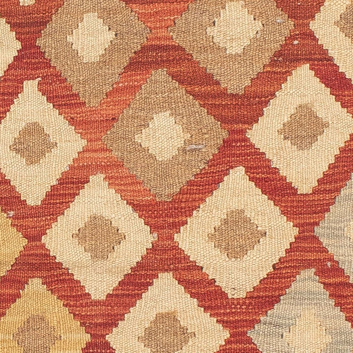 Loper Kelim tapijt - Splash - 185 x 69 cm - veelkleurig