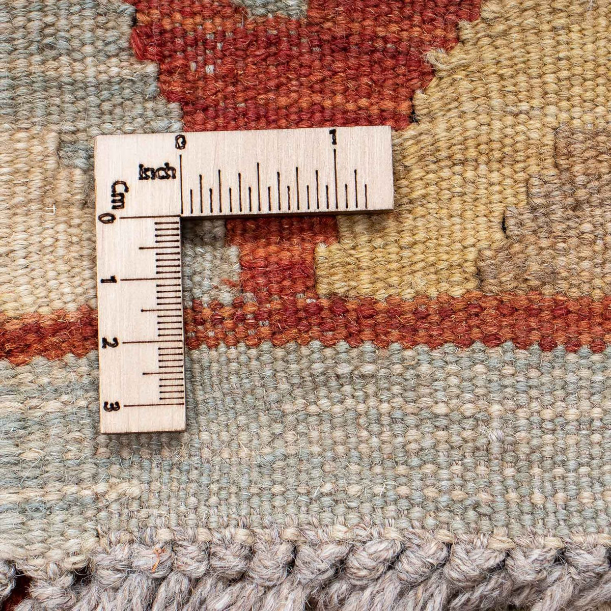 Loper Kelim tapijt - Splash - 185 x 69 cm - veelkleurig