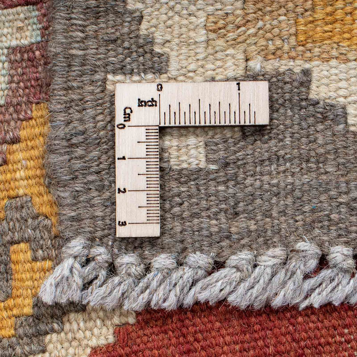 Loper Kelim tapijt - Splash - 192 x 63 cm - veelkleurig