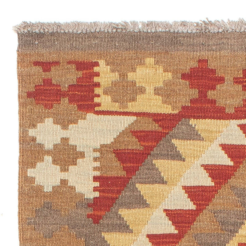 Loper Kelim tapijt - Splash - 193 x 68 cm - veelkleurig