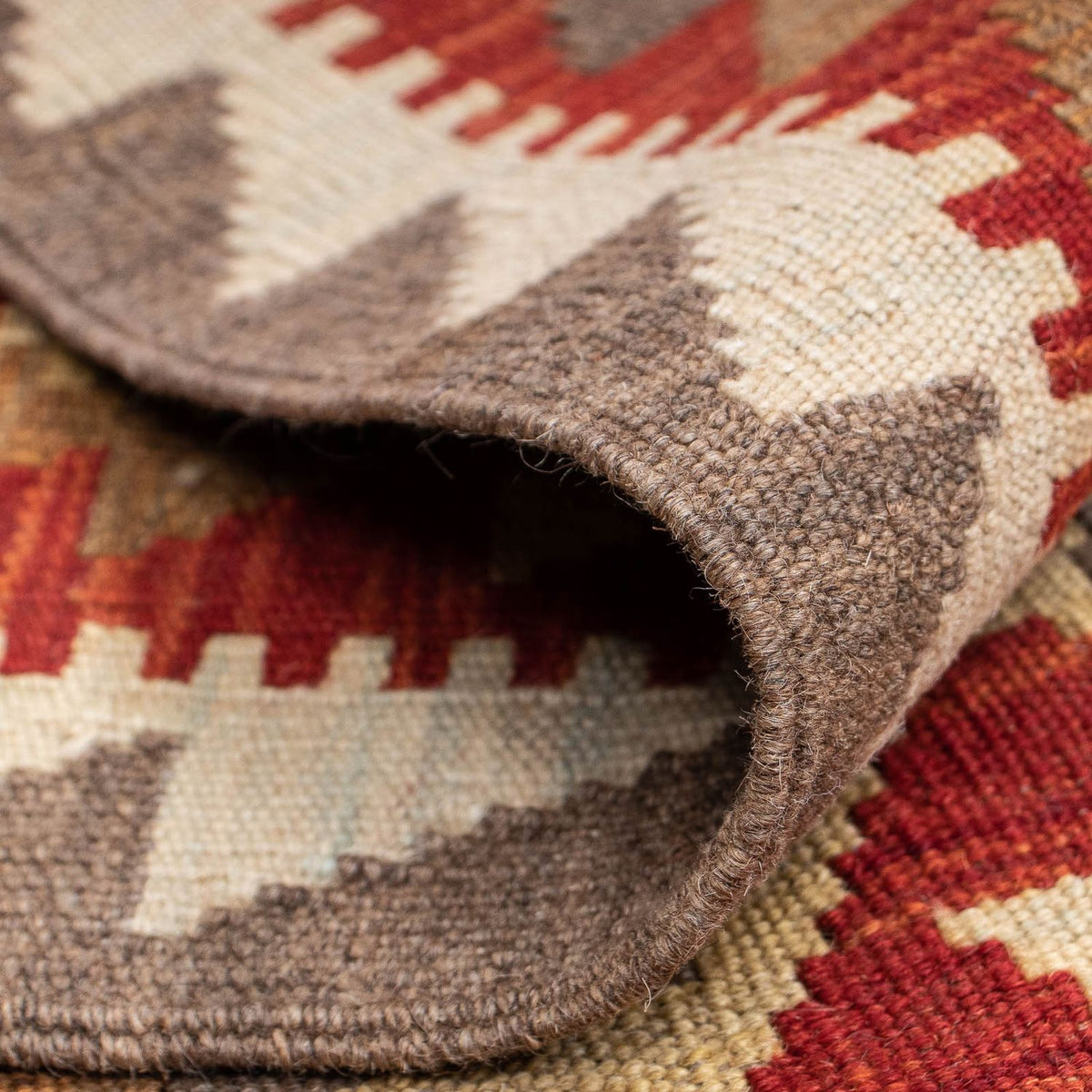 Loper Kelim tapijt - Splash - 193 x 68 cm - veelkleurig